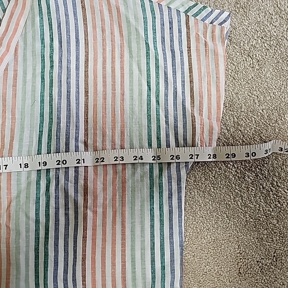 Marine layer Bali Tunic in Rainbow Stripe - Picture 9 of 11